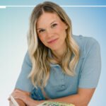 A woman juggling multiple responsibilities, symbolizing the struggle for work-life balance, with a thought bubble showing different aspects of her life.