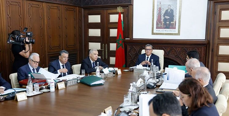 Vue du Palais du gouvernement à Rabat, où se tiendra le Conseil de gouvernement sous la présidence d'Aziz Akhannouch.