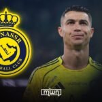 Cristiano Ronaldo celebrating a goal for Al Nassr