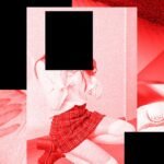 Illustration depicting digital chains or cryptocurrency symbols linked to human figures, symbolizing crypto-funded human trafficking and exploitation.