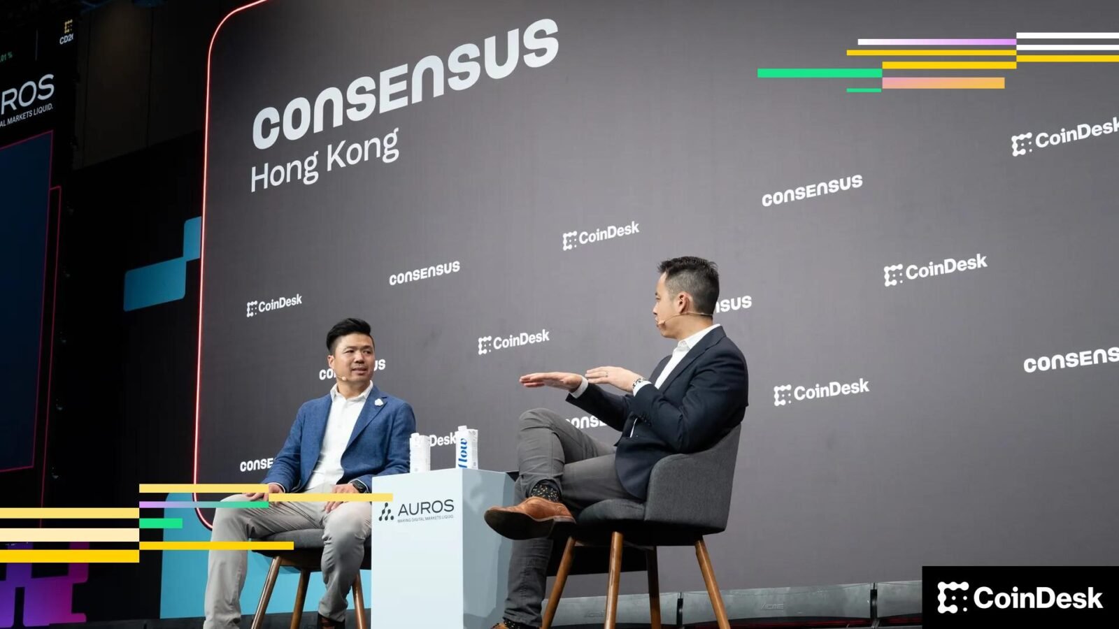 Paul Veradittakit of Pantera Capital speaking at Consensus Hong Kong 2026, discussing long-term crypto venture capital strategies.