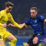 لاعبو إنتر ميلان يغادرون الملعب بعد الخسارة أمام بودو غليمت في دوري أبطال أوروبا