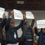 احتجاج المسرحيين بالدار البيضاء