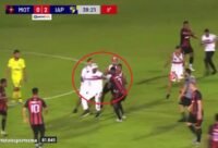 اعتداء جماهير على اللاعبين