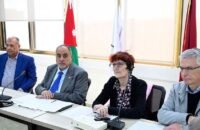 صورة تجمع لرؤساء النقابات العمالية خلال إطلاق مشروع الاقتصاد الأخضر في الأردن