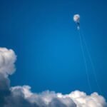 صورة لاعتراض صواريخ إيرانية فوق سماء إسرائيل