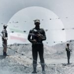 صورة تظهر قوات الحرس الثوري الإيراني أو منصات صواريخ على الحدود مع العراق، تعكس حالة التأهب العسكري.