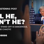 صورة تجمع رموز الصراع بين الولايات المتحدة وإيران مع إشارة إلى المشهد السياسي البرازيلي والهندي.