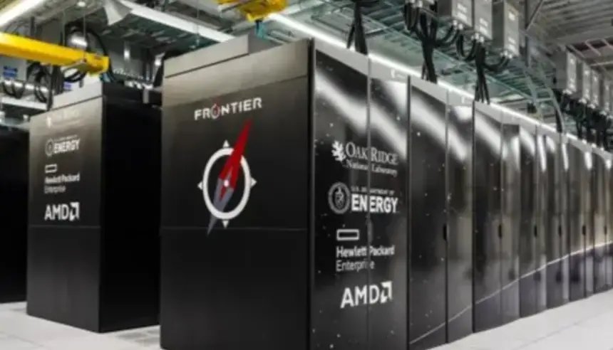 صورة توضيحية لحاسوب فائق يمثل التقدم في الذكاء الاصطناعي والحوسبة عالية الأداء.