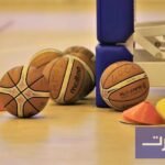 شعار الدوري الإفريقي لكرة السلة وخريطة إفريقيا مع المدن المستضيفة