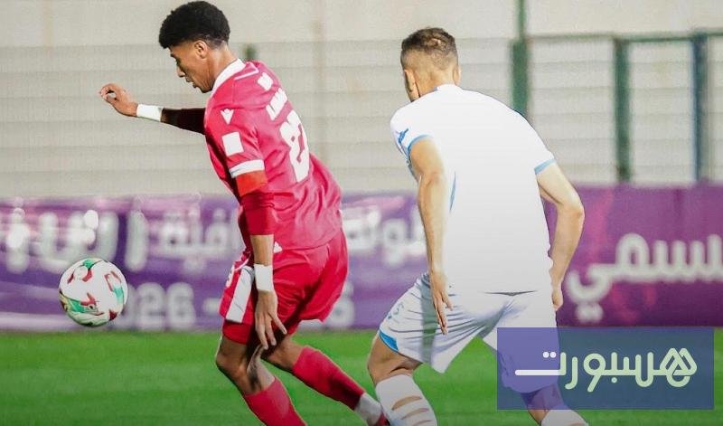 صورة لاعبي نهضة الزمامرة وحسنية أكادير خلال مباراة الدوري الاحترافي المغربي