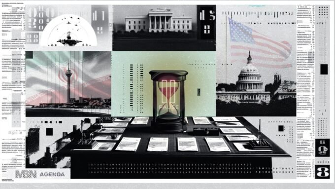 خريطة للشرق الأوسط تبرز مناطق النزاع الدبلوماسي والسياسي