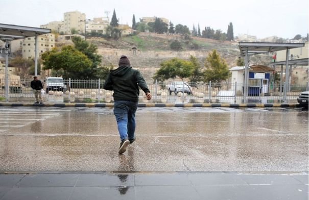 صورة توضيحية لخرائط الطقس أو سحب وغبار في الأجواء الأردنية.