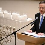 الرئيس الإسرائيلي إسحاق هرتسوغ ورئيس الوزراء السابق بنيامين نتنياهو