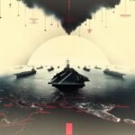 صورة تظهر صواريخ صينية مضادة للسفن خلال عرض عسكري، تعكس التعاون العسكري بين إيران والصين.