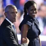 صورة للرئيس الأمريكي الأسبق باراك أوباما خلال مقابلة صحفية