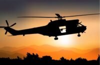 حطام طائرة إف-16 مقاتلة بعد تحطمها في باليكسير، تركيا