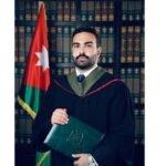 صورة للكابتن أحمد صلاح الدين القاضي خلال حفل تخرجه من جامعة اليرموك