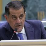النائب محمد سلامة الغويري يتحدث في جلسة مجلس النواب الأردني.