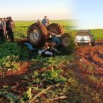 فاجعة سطات: انقلاب جرار فلاحي يودي بحياة شخص ويصيب آخر بجروح خطيرة 6 حادث جرار فلاحي سطات