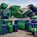 عمال نظافة يرتدون زياً جديداً وشاحنات حديثة لجمع النفايات في شوارع عمان