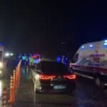 حطام مقاتلة F-16 تركية بعد سقوطها في ولاية باليكيسير