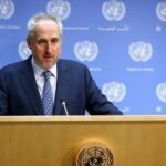 المتحدث باسم الأمين العام للأمم المتحدة ستيفان دوجاريك يتحدث عن الوضع في الضفة الغربية