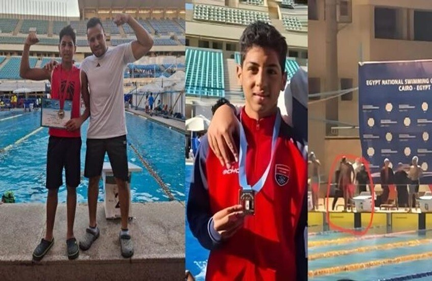 السباح يوسف عبد الملك، ضحية الإهمال في بطولة السباحة المصرية