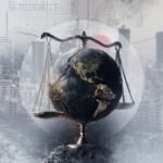 رسم بياني يوضح مستويات الفساد العالمية لعام 2025 مع إبراز تراجع الديمقراطيات ووضع الدول العربية.