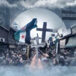 صورة لمسيحيين سوريين في كنيسة أو تجمع، تعكس التحديات التي تواجههم في سوريا ما بعد الصراع.