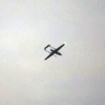 صورة أرشيفية توضيحية لطائرة مسيّرة إيرانية خلال تدريب غير معلن.