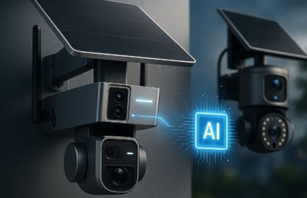 صورة لكاميرات مراقبة مرورية ذكية في مدينة عمّان