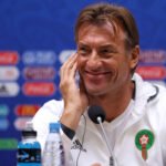 صورة للمدرب هيرفي رونار خلال فترة تدريبه للمنتخب المغربي