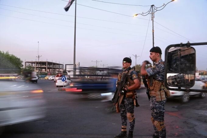 عناصر من قوات الأمن العراقية في العاصمة بغداد