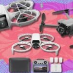 Capture the Skies for Less: Amazon Slashes Prices on Top DJI Drones by Nearly $500 4 A composite image showcasing various DJI drones, including the Mini 5 Pro, Flip, and Neo, highlighting Amazon's special deals.