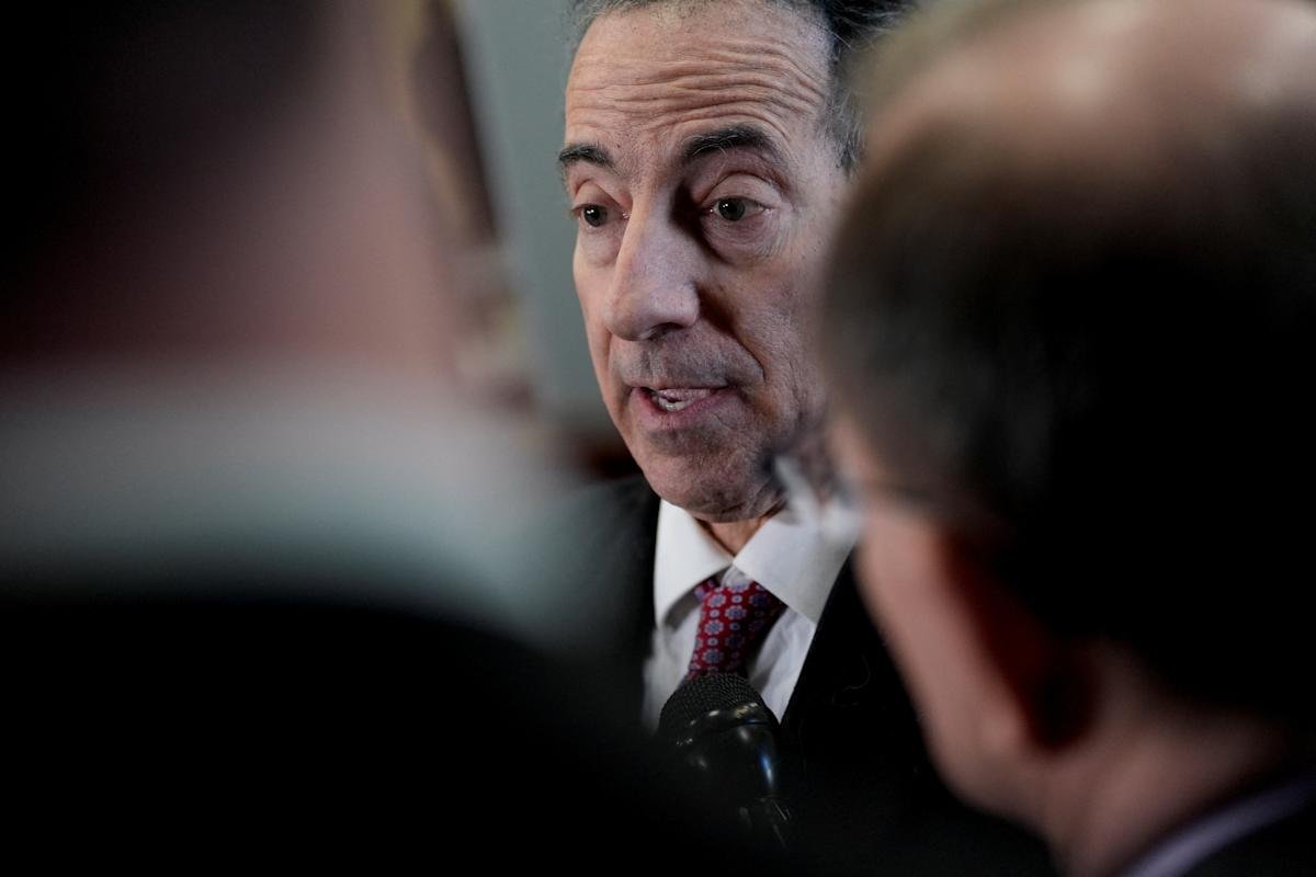 U.S. Representative Jamie Raskin (D-MD) speaking at a press conference