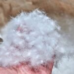 Illustration showing different down fill power levels and their corresponding loft volume.