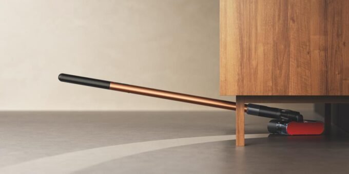 Dyson PencilWash ultra-slim wet floor cleaner with charging dock