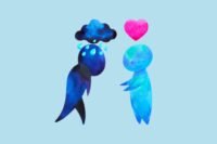 A person meditating calmly amidst a swirling vortex of diverse emotions, symbolizing emotional resilience and boundaries.