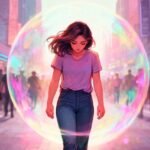 A person with their eyes closed, appearing calm and reflective, symbolizing energy conservation and self-care.