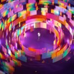 A map showing Europe and the U.S. connected by a digital network, symbolizing domain acquisition