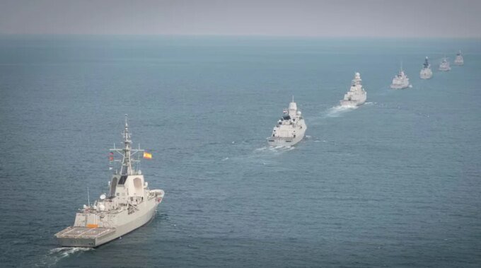 ORION 2026 : Le Maroc, Pilier d'une Manœuvre Militaire Internationale d'Envergure en France 7 Frégate marocaine Mohammed VI participant à l'exercice militaire ORION 2026 en France.