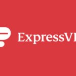 ExpressVPN logo with a secure lock icon, highlighting an 81% discount on two-year plans