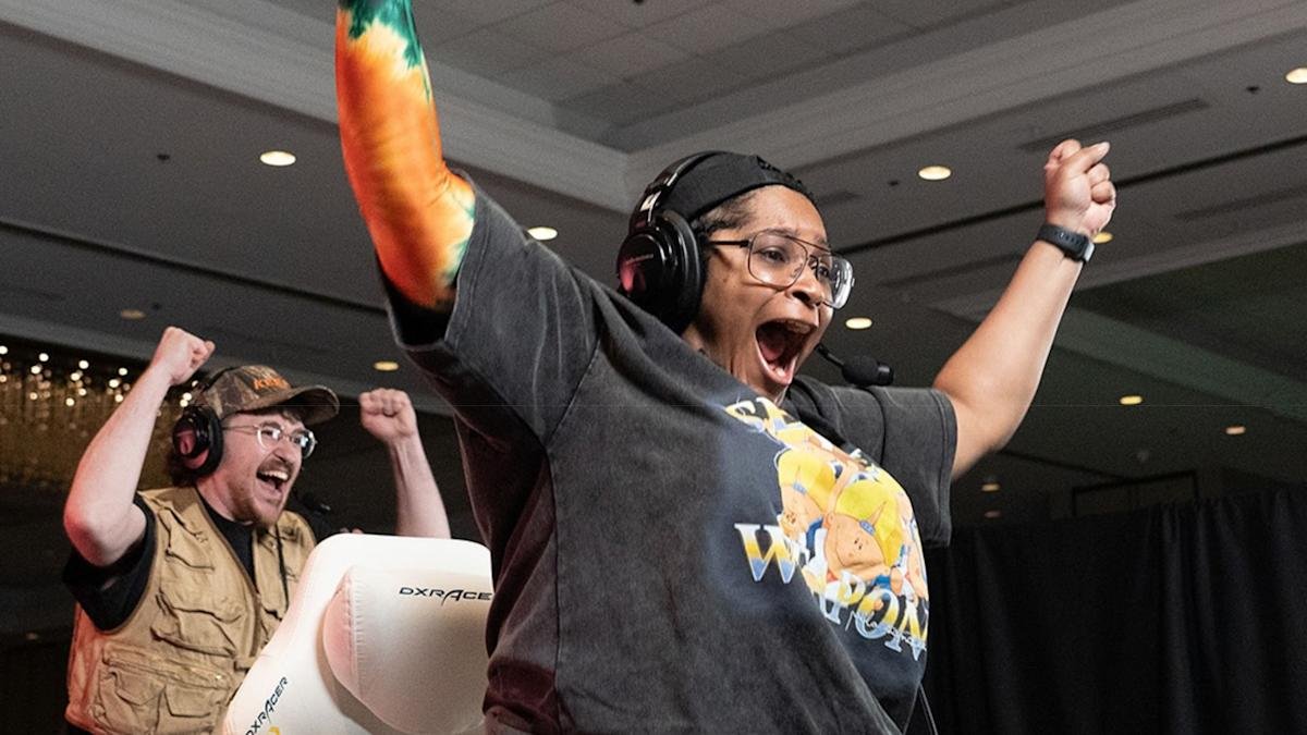 Games Done Quick Back to Black 2026 event logo with speedrunners in action and a diverse community focus.