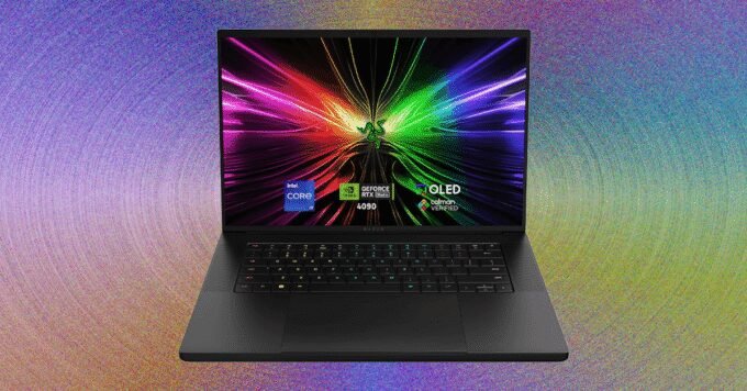 Mastering the Game: Your Definitive Guide to Choosing a Gaming Laptop in 2026 7 A sleek Razer Blade 14 gaming laptop displayed on a modern desk, highlighting its compact and powerful design.