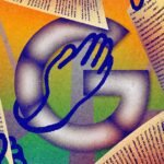 Unsealed: The Epstein Files, Google, and the Battle for Your Digital Data 2 Illustration of Google's logo overlaid with legal documents and a magnifying glass, symbolizing data requests and privacy concerns.