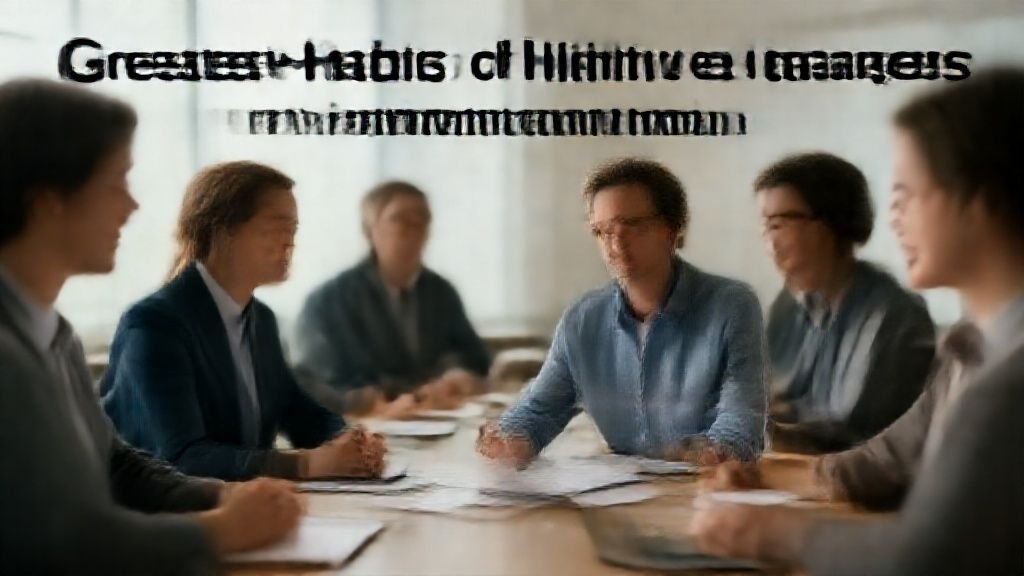 Greatest habits of highly effective leaders and managers. complete guide
