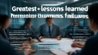 Greatest lessons learned from major business failures. complete guide