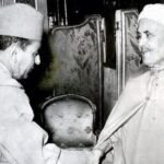 Le roi Mohammed V et Abdelkrim El Khattabi