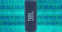 JBL Flip 7 portable Bluetooth speaker in a vibrant color, showcasing its durable design.